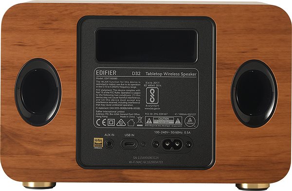 Bluetooth speaker EDIFIER D32 light brown .