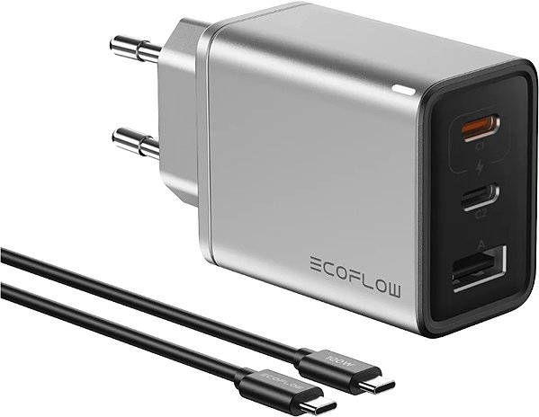 Wall Charger EcoFlow 65W GaN charger EU ...