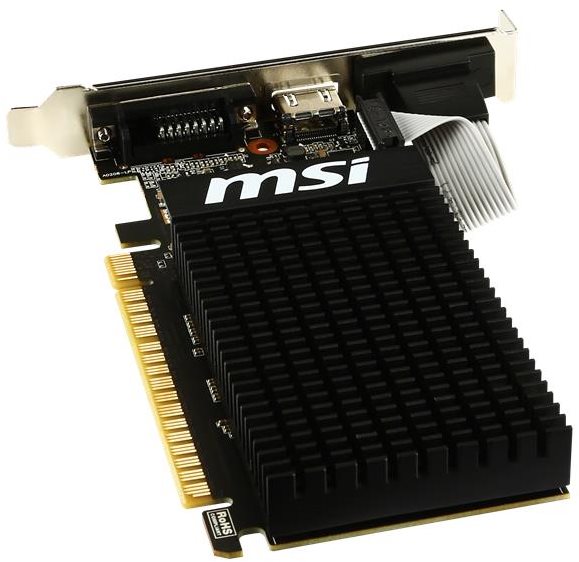 Grafická karta MSI GT 710 2GD3H LP Zadná strana