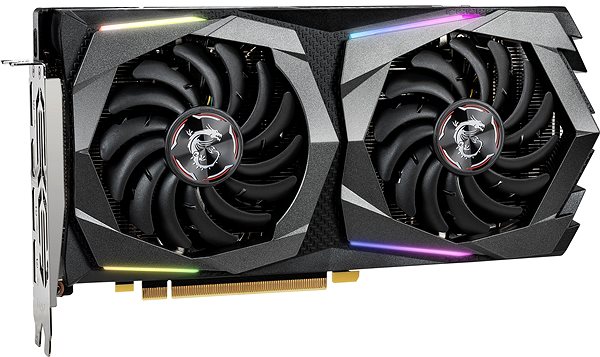 Graphics Card MSI GeForce GTX 1660 SUPER GAMING X Lateral view
