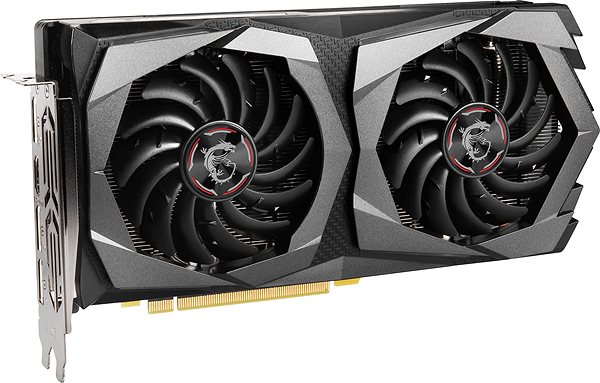 Graphics Card MSI GeForce GTX 1650 SUPER GAMING X 4G Lateral view