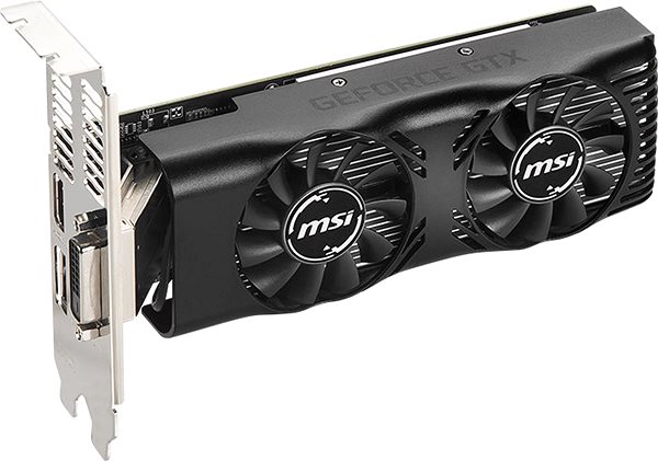 Graphics Card MSI GeForce GTX 1650 4GT LP OC Lateral view