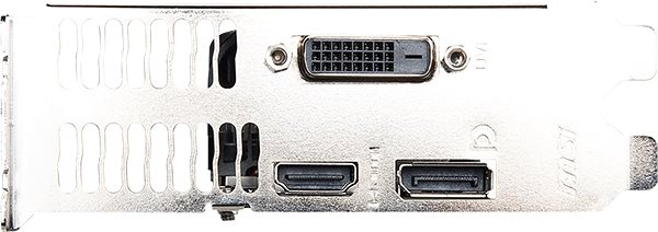 Videókártya MSI GeForce GTX 1650 4GT LP OC Csatlakozási lehetőségek (portok)