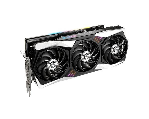 Graphics Card MSI Radeon 6800 GAMING X TRIO 16G Lateral view