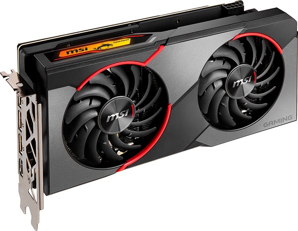 Graphics Card MSI Radeon RX 5500 GAMING X 8G Lateral view