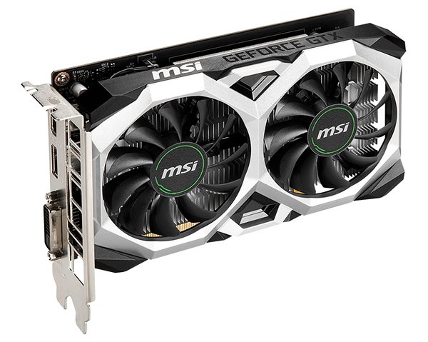 Graphics Card MSI GeForce GTX 1650 D6 VENTUS XS Lateral view