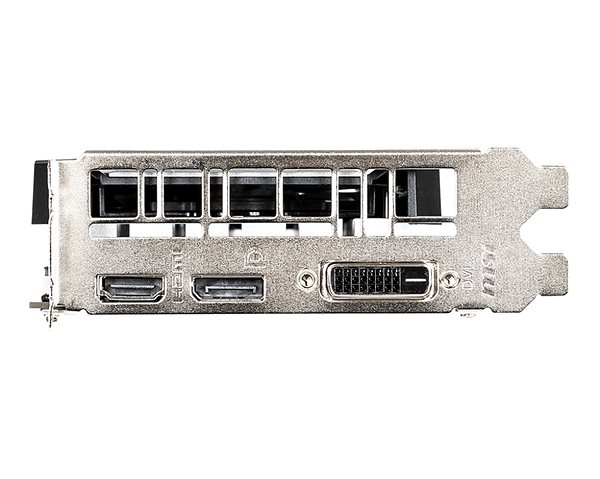 Grafická karta MSI GeForce GTX 1650 D6 VENTUS XS Možnosti pripojenia (porty)