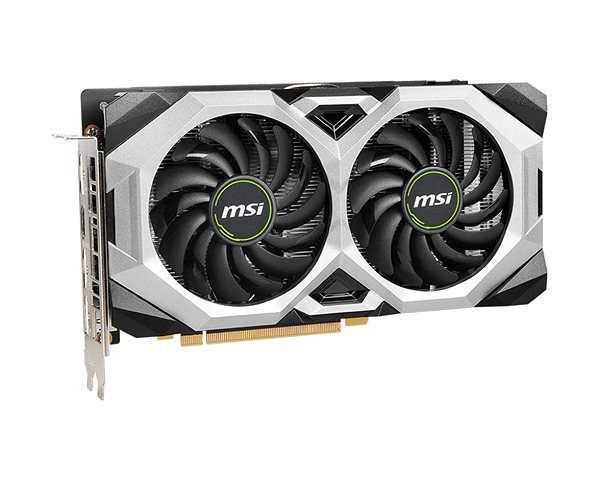 Graphics Card MSI GeForce RTX 2060 VENTUS GP OC Lateral view