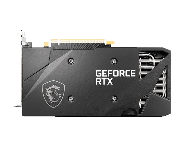 Graphics Card MSI GeForce RTX 3060 VENTUS 2X 12G Lateral view