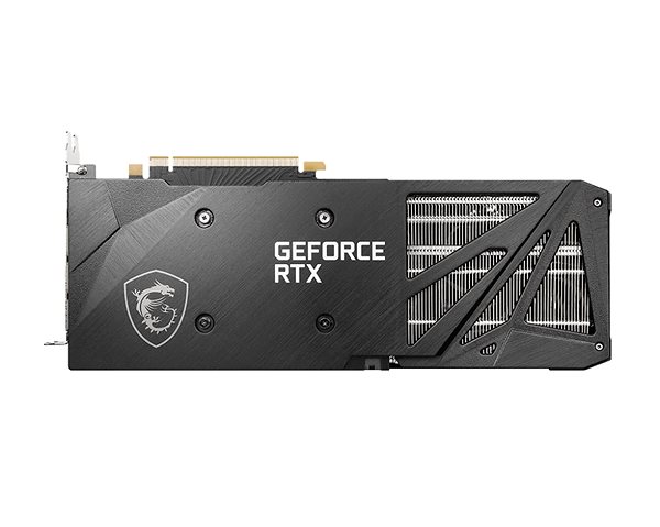Graphics Card MSI GeForce RTX 3060 VENTUS 3X 12G OC Lateral view