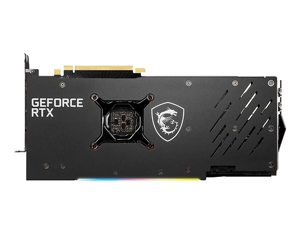 Graphics Card MSI GeForce RTX 3070 GAMING TRIO PLUS 8G LHR Lateral view