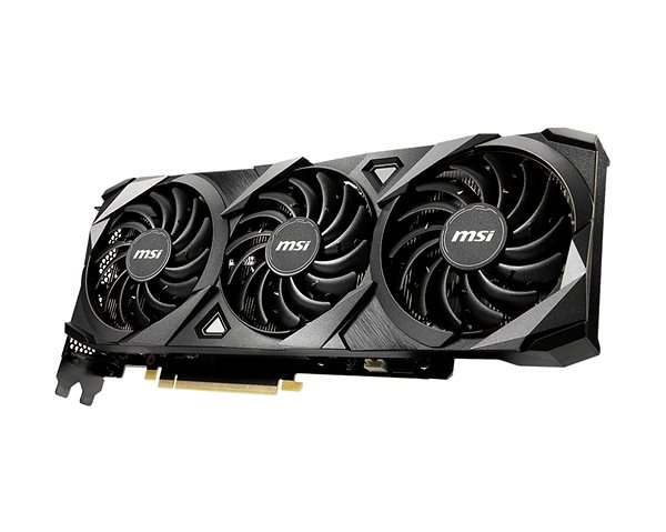 Graphics Card MSI GeForce RTX 3070 VENTUS 3X 8G OC LHR Lateral view