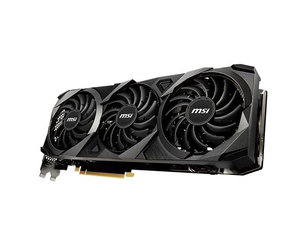 Graphics Card MSI GeForce RTX 3080 Ti VENTUS 3X 12G Lateral view