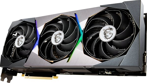 Graphics Card MSI GeForce RTX 3090 SUPRIM X 24G Lateral view