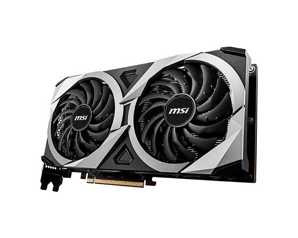 Graphics Card MSI Radeon RX 6700 XT MECH 2X 12G Lateral view