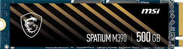 SSD meghajtó MSI SPATIUM M390 NVMe M.2 500GB Képernyő