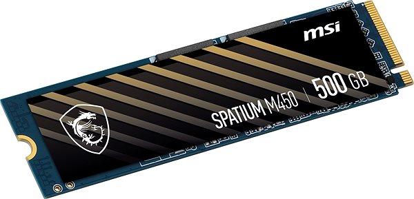 SSD meghajtó MSI SPATIUM M450 PCIe 4.0 NVMe M.2 500 GB Képernyő