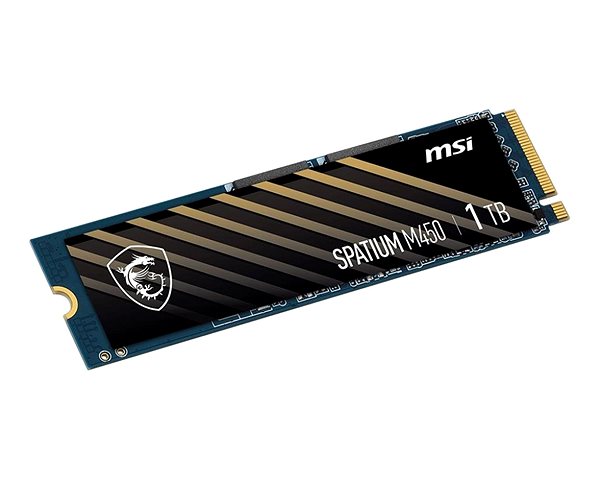 SSD meghajtó MSI SPATIUM M450 PCIe 4.0 NVMe M.2 1 TB Képernyő