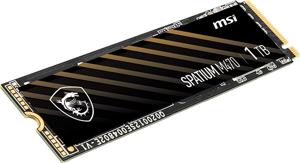 SSD meghajtó MSI SPATIUM M470 PCIe 4.0 NVMe M.2 1 TB Képernyő