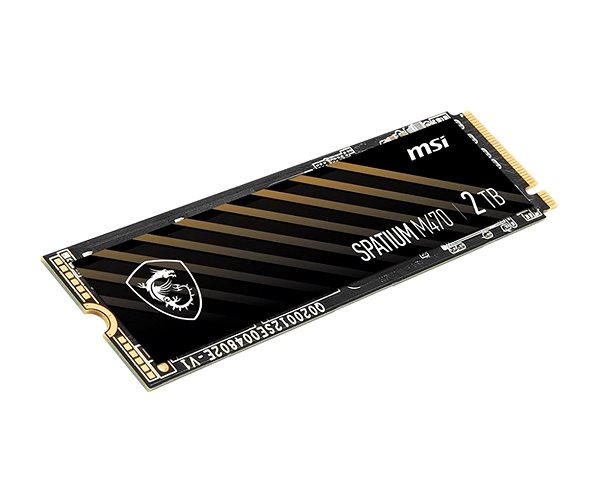 SSD meghajtó MSI SPATIUM M470 PCIe 4.0 NVMe M.2 2TB Képernyő