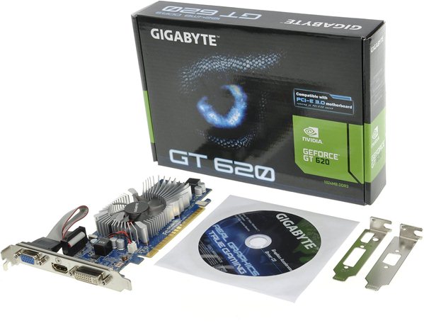 Gigabyte gv n620d3 1gl обзор