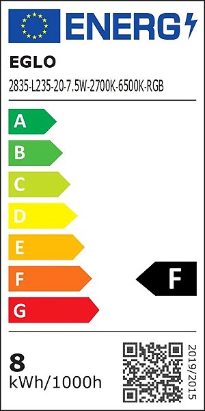 Deckenleuchte Eglo BARBANO-Z Energielabel