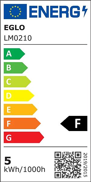 Tischlampe Eglo CEPPINO Energielabel