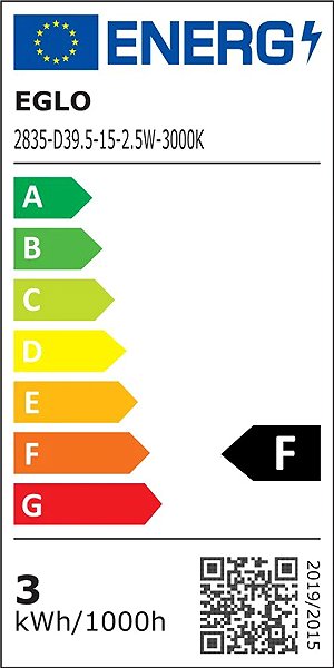 Gartenbeleuchtung Eglo LAMEDO LED-Modul 1 × 2,5 W, eckig Energielabel