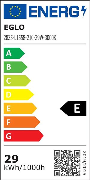 Stehlampe Eglo PICACHA Energielabel