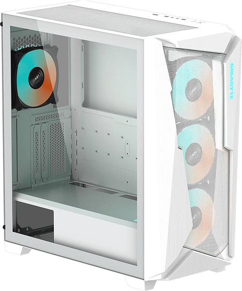 Számítógépház GIGABYTE C301 GLASS WHITE ...