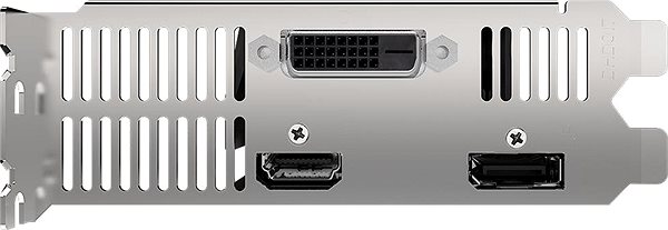 Grafikkarte GIGABYTE GeForce GTX 1650 OC Low Profile 4G Anschlussmöglichkeiten (Ports)