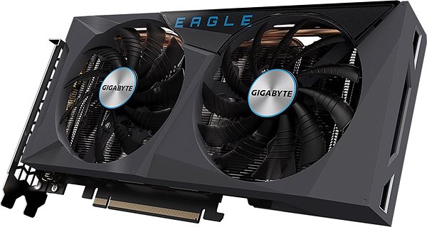 Graphics Card GIGABYTE GeForce RTX 3060 EAGLE 12G Lateral view