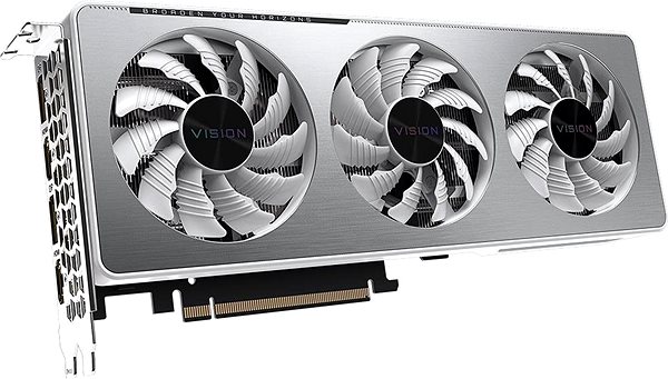 Graphics Card GIGABYTE GeForce RTX 3060 VISION OC 12G Lateral view