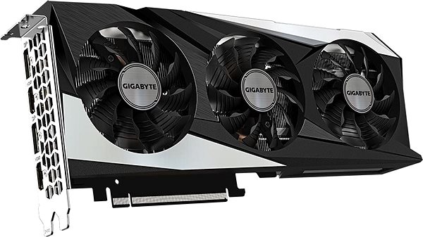 Graphics Card GIGABYTE GeForce RTX 3060 Ti GAMING 8G Lateral view