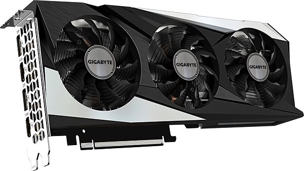 Graphics Card GIGABYTE GeForce RTX 3060 Ti GAMING OC 8G Lateral view