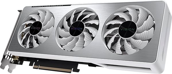 Graphics Card GIGABYTE GeForce RTX 3060 VISION OC 12G Lateral view