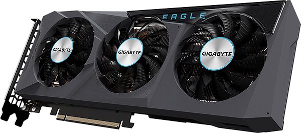 Graphics Card GIGABYTE GeForce RTX 3070 EAGLE OC 8G Lateral view