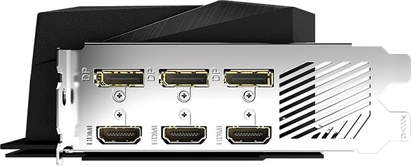 Videókártya GIGABYTE AORUS GeForce RTX 3070 MASTER 8G (rev. 2.0) Csatlakozási lehetőségek (portok)