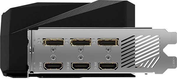 Videókártya GIGABYTE AORUS AORUS GeForce RTX 3070 Ti MASTER 8G Csatlakozási lehetőségek (portok)