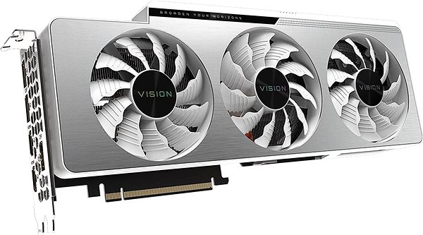 Graphics Card GIGABYTE GeForce RTX 3080 Ti VISION OC 12G Lateral view