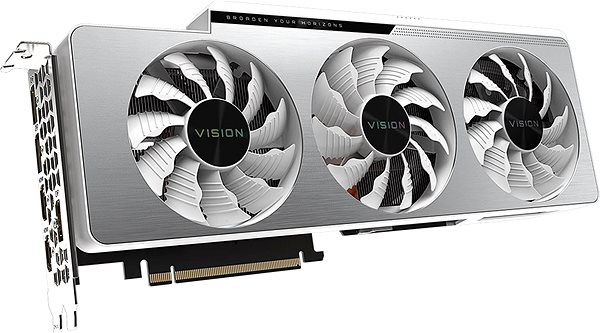 Graphics Card GIGABYTE GeForce RTX 3090 VISION OC 24G Lateral view