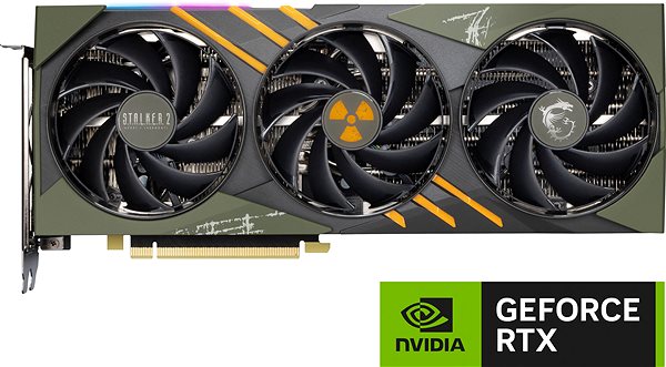 Graphics Card MSI GeForce RTX 4070 Ti SUPER 16G GAMING SLIM STALKER 2 EDITION ...