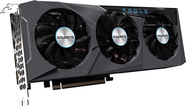 Graphics Card GIGABYTE Radeon RX 6700 XT EAGLE 12G Lateral view