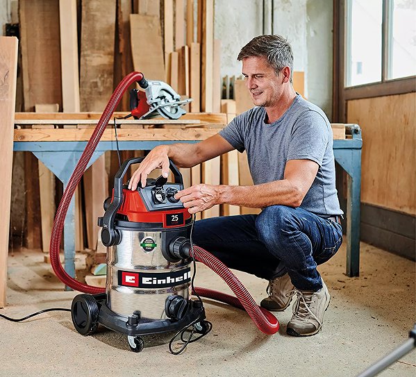 Multipurpose Vacuum Cleaner EINHELL Electric Wet/Dry Vacuum Cleaner TE-VC 2580 SACL, 2347435 ...