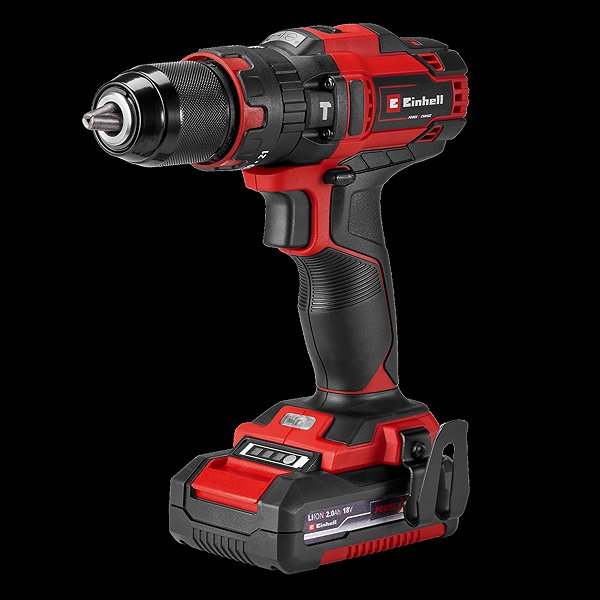 Akkubohrer EINHELL AKKU Bohrmaschine mit Schlagschrauber TE-CD 18/40 Li-i + 64-teiliges Zubehörset (1 × 2,0 Ah), ...