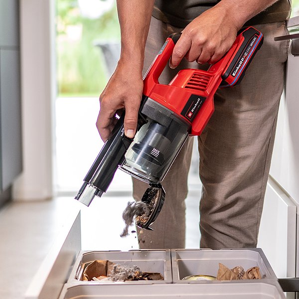 EINHELL TE-SV 18 Li-FLX-solo cordless cyclonic stick vacuum cleaner with flexible tube, 2347189 (without battery) .