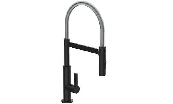 Tap EISL Miami black / shiny chrome ...