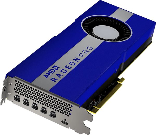 Graphics Card AMD Radeon Pro W5700 Lateral view
