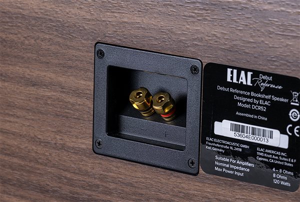 Speaker ELAC Debut Reference DCR 52 Black/Wood Features/technology