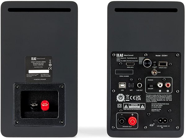 Speakers ELAC Debut Connex DCB 41 walnut .